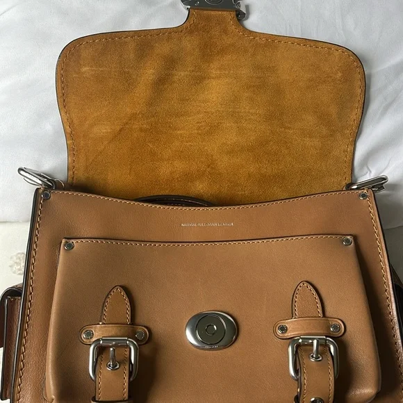 RARE Asia exclusive Coach Western Tabby Honey Brown - Picture 3 of 10